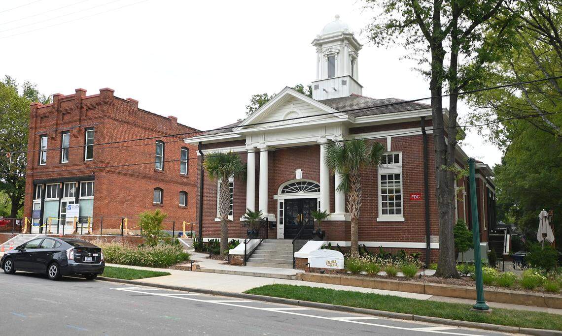 Lelulia Hall, at right, next to the Leeper & Wyatt building, which Jeff Tonidandel and Jamie Brown plan to transform into a new restaurant concept next year.