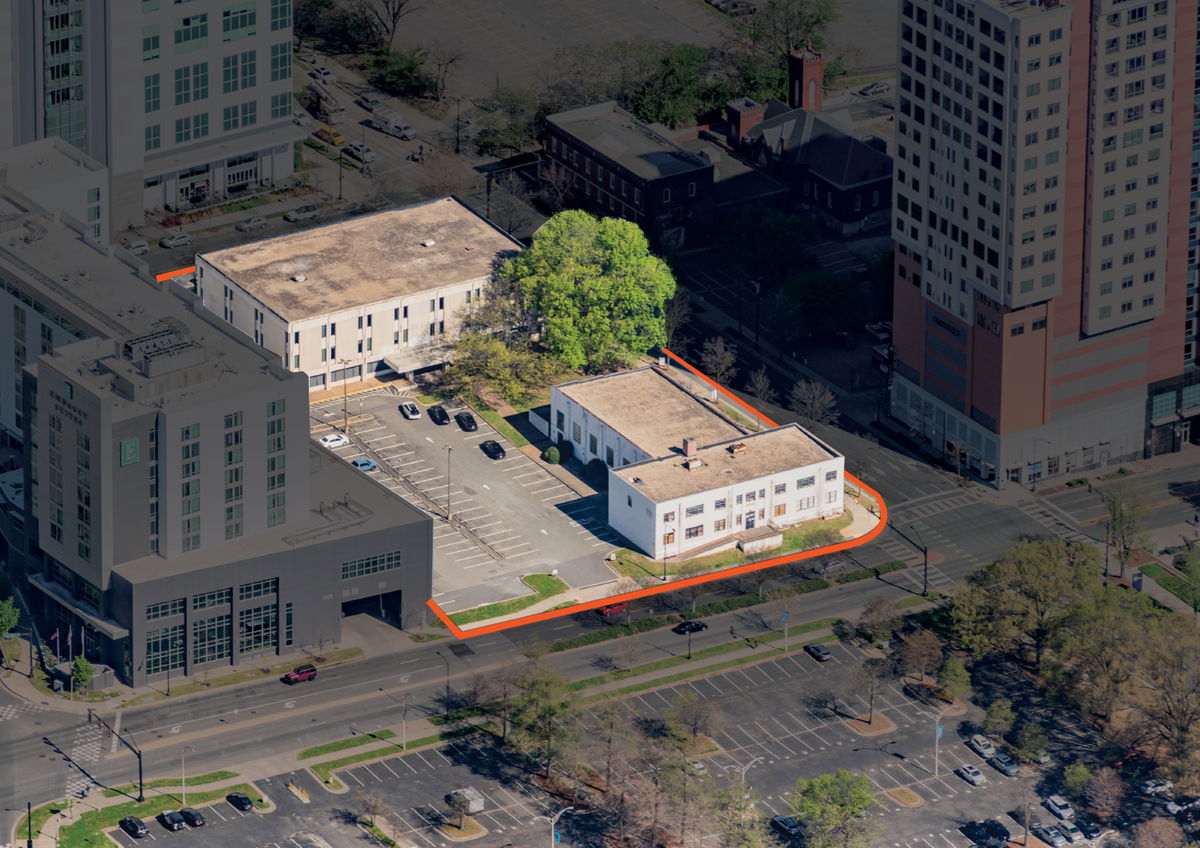 Foundry Commercial is bringing an uptown Charlotte tower at 301 S. Brevard Street to market.