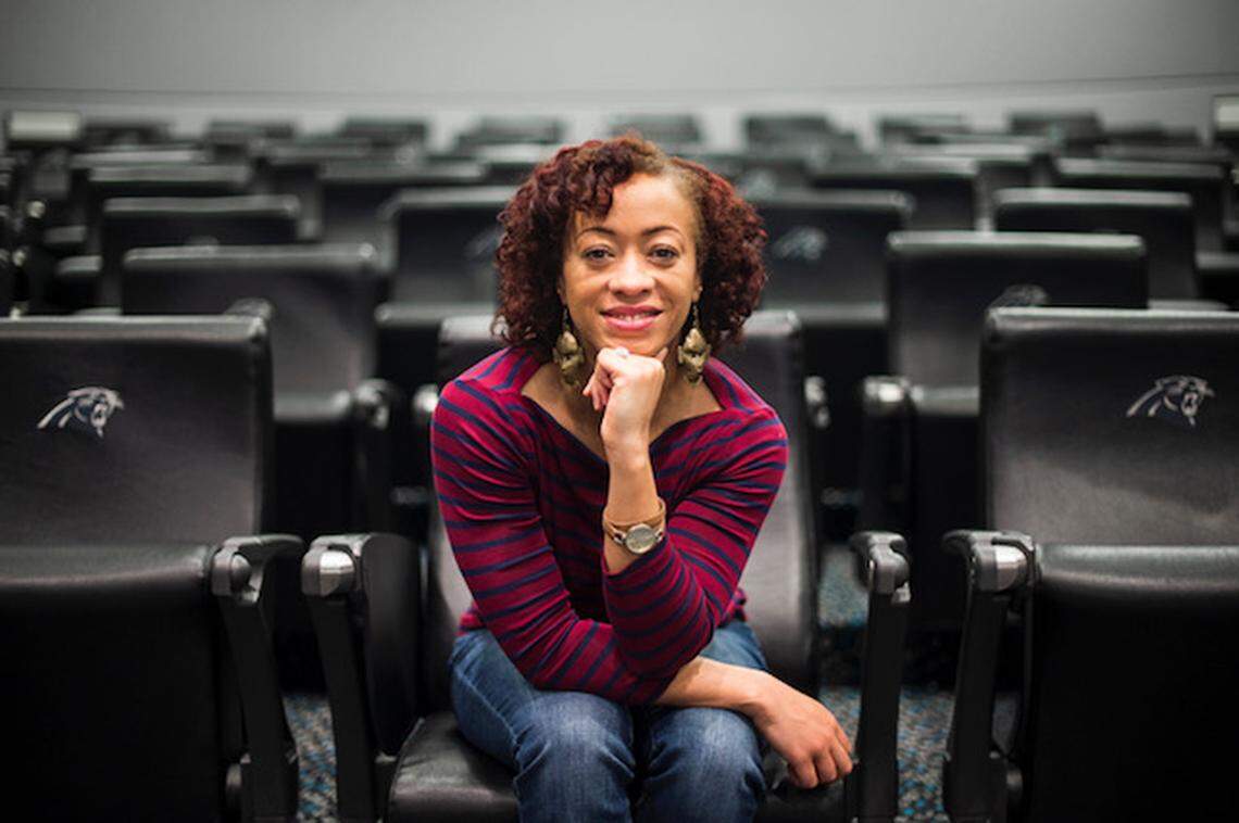 Tish Guerin, 35, is the Carolina Panthers’ first in-house psychological clinician and one of the first to hold the job in the NFL as the Panthers make an investment in the mental health of their players.