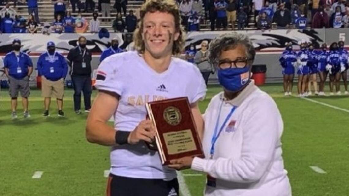 Baseball’s his game, but UNC recruit Vance Honeycutt drives Salisbury to football crown