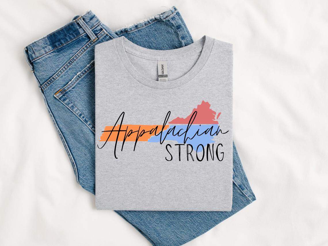 McColl & Co. offers two Appalachia Strong options among its Hurricane Helene Disaster Fundraiser T-shirts.