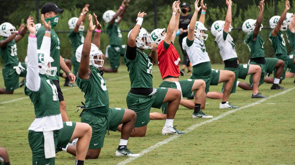 The Charlotte 49ers opened preseason practice Friday and are preparing for what is now their season opener Sept. 19 at North Carolina.