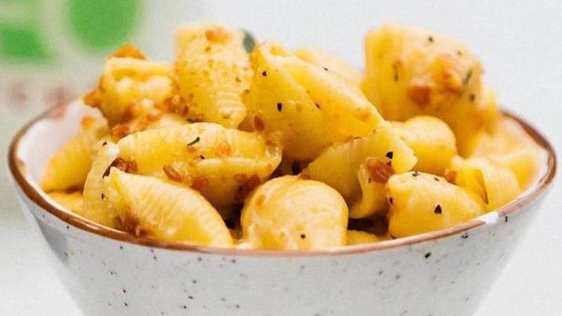 Yafo Kitchen’s mac and cheese is made with Greek yogurt.