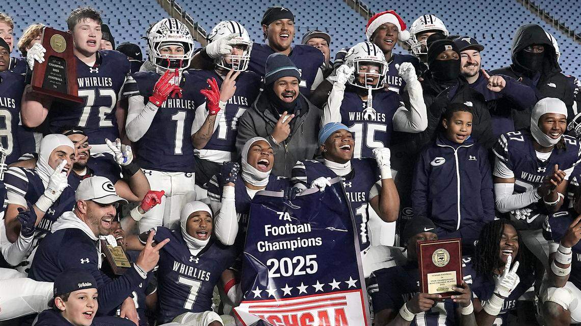 In way-too-early NC high school football rankings, six 2025 champs open at No. 1
