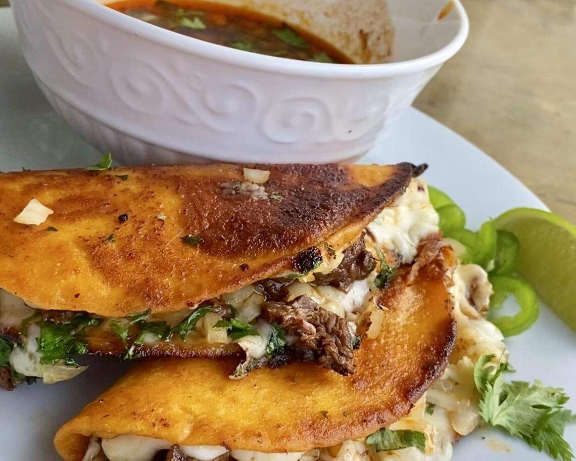 Meals by Mariah’s birria tacos out of City Kitch West End.