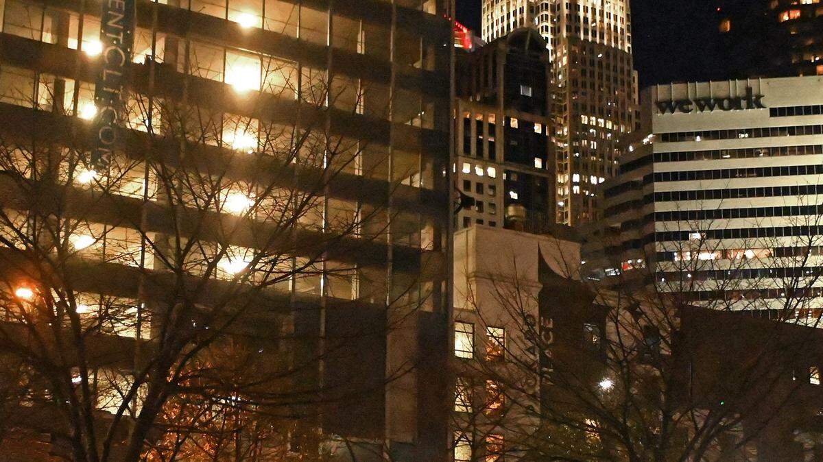 Two teenage girls were shot near Romare Bearden Park in uptown Charlotte, N.C. at about 11 p.m. on Saturday, November 11, 2023. Police are still looking for a second suspect.