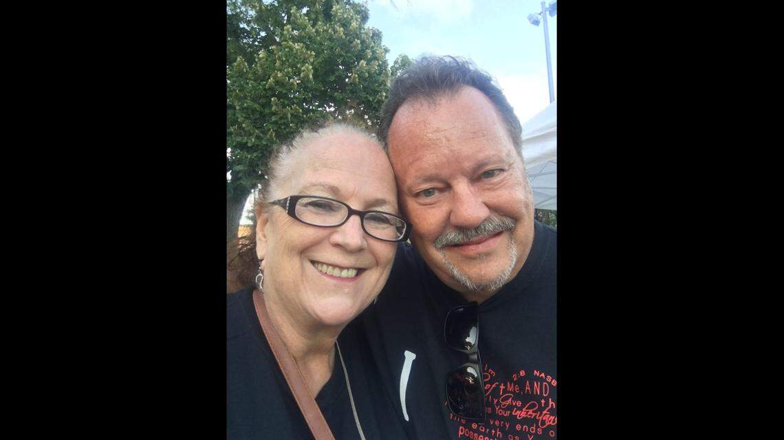 Landon Spradlin was the second person to die in North Carolina from COVID-19. He’s pictured here with wife Jean.