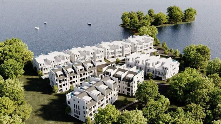 Luxury townhomes to rise on Lake Norman peninsula. Prices start at $2.5 million.