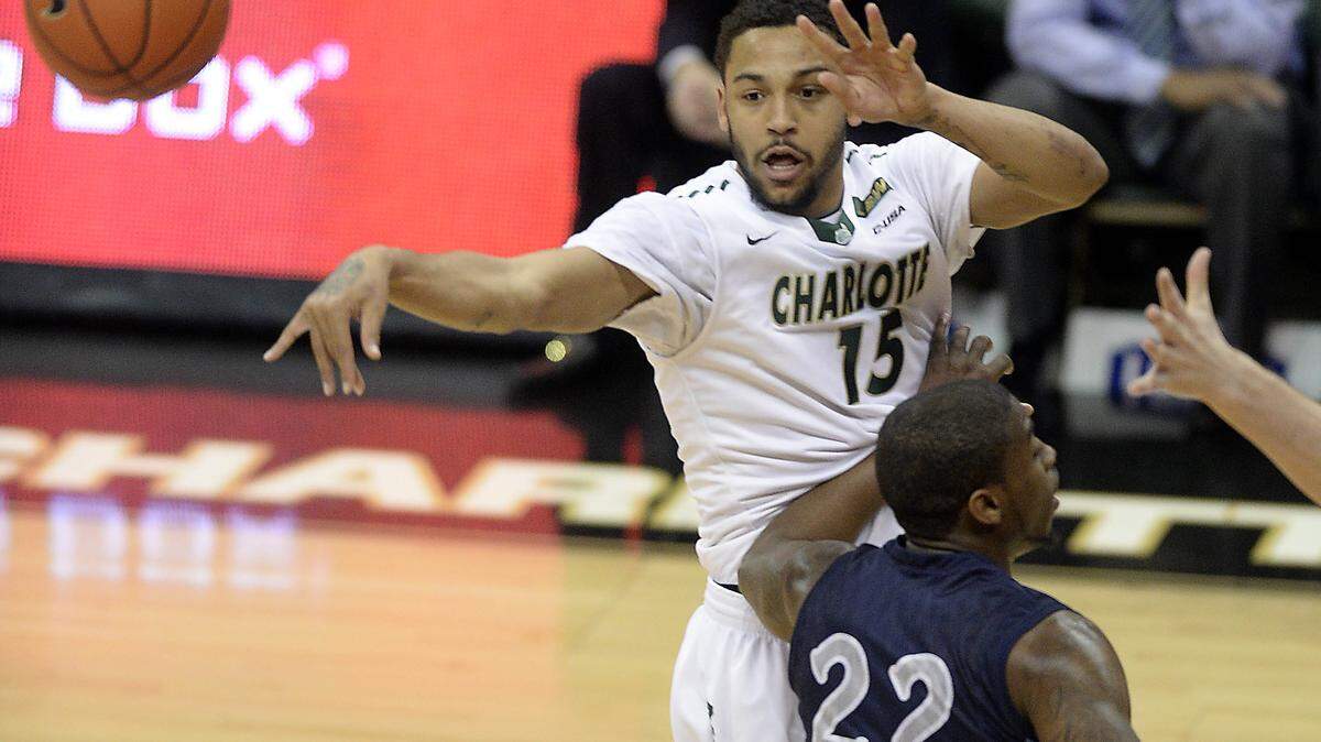 Guard Pierria Henry is the Charlotte 49ers’ career leader in assists and steals.