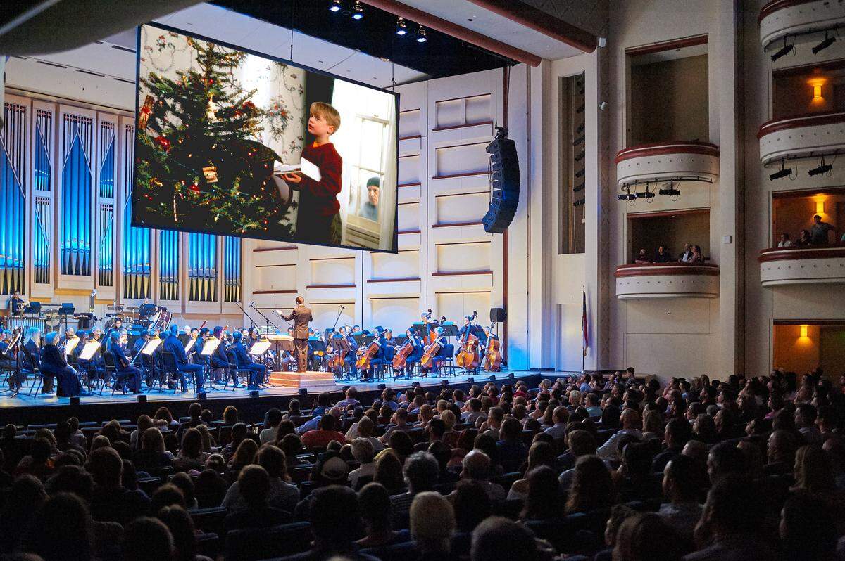 In 2019, Kevin and the tree in “Home Alone” got live musical support from the Charlotte Symphony during a movies series event. The 2020-21 movie series events include “The Polar Express,” “Beauty and the Beast,” “Star Wars: Return of the Jedi,” and “Jurassic Park.”