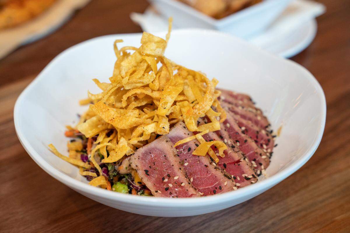 Studio Movie Grill in Prosperity Village offers a Sesame-seared Ahi Tuna Bowl for $15.