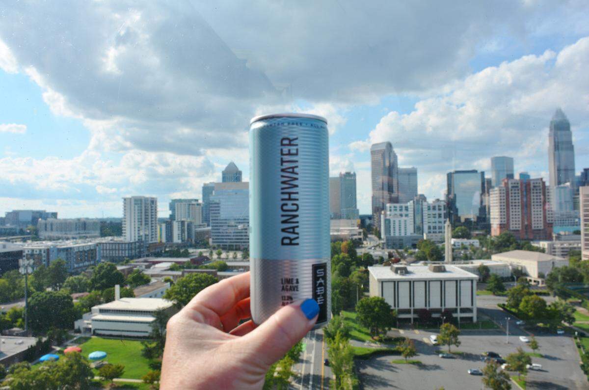 Canned Ranch Water is on the menu at Cloud Bar by David Burke.