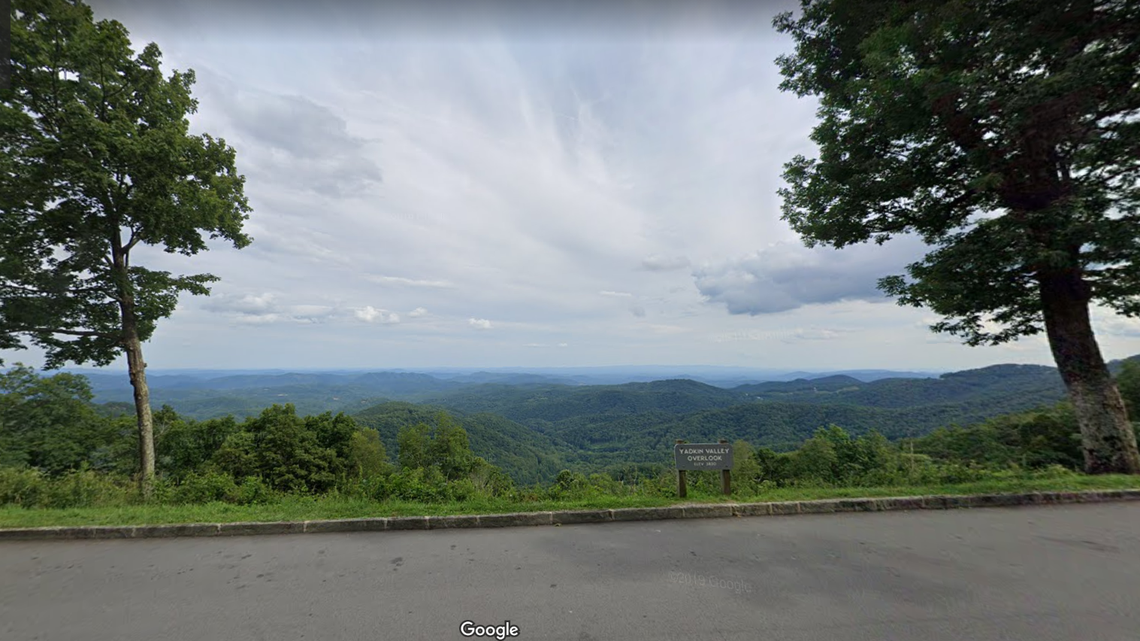 A traveler on the Blue Ridge Parkway reported finding the body around 1:15 p.m. Saturday, “below the Yadkin Valley Overlook,” officials said. The site is near Milepost 289.8 in Watauga County, officials said.