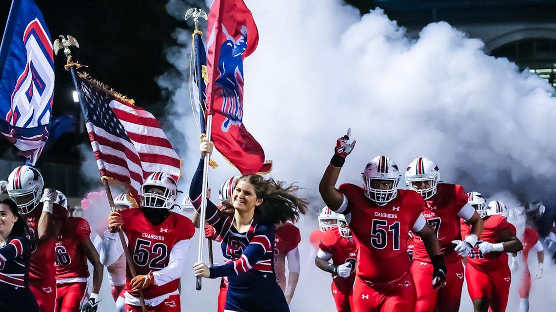 Which high school football teams ended the season in the Carolinas’ Top 25 poll?