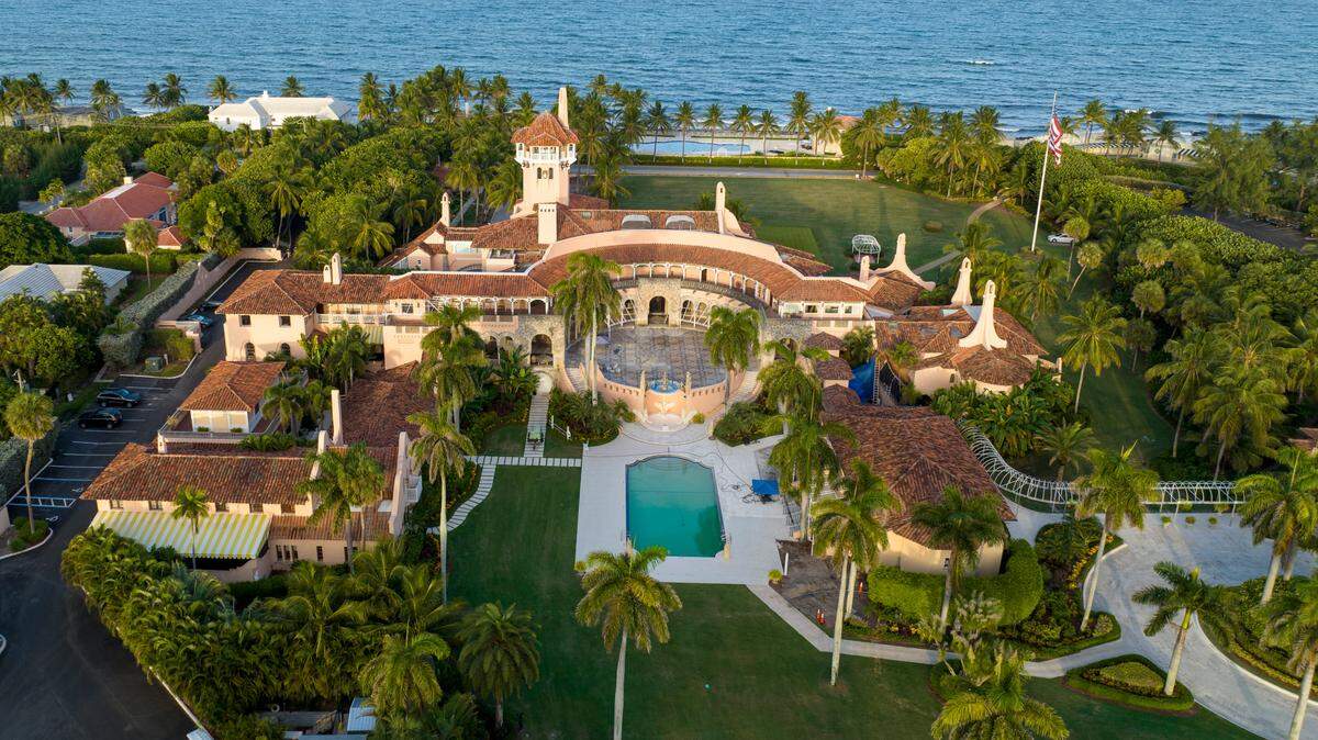 An aerial view of former President Donald Trump’s Mar-a-Lago estate is seen Wednesday, Aug. 10, 2022, in Palm Beach, Fla. The FBI searched Trump’s Mar-a-Lago estate as part of an investigation into whether he took classified records from the White House to his Florida residence.