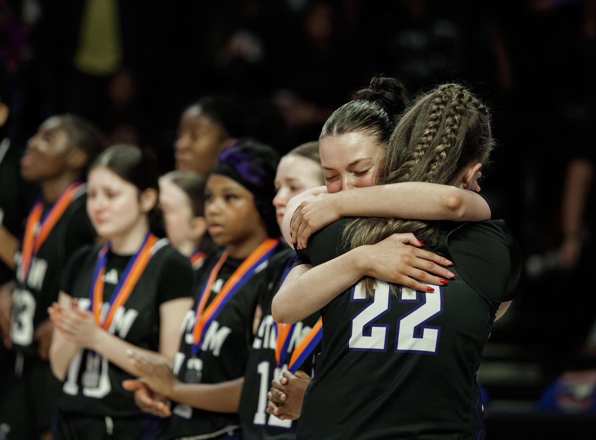 Stuart Cramer would lose 58-78 against Western Alamance in the girls 3A NCHSAA State Championship Friday March 14, 2025.