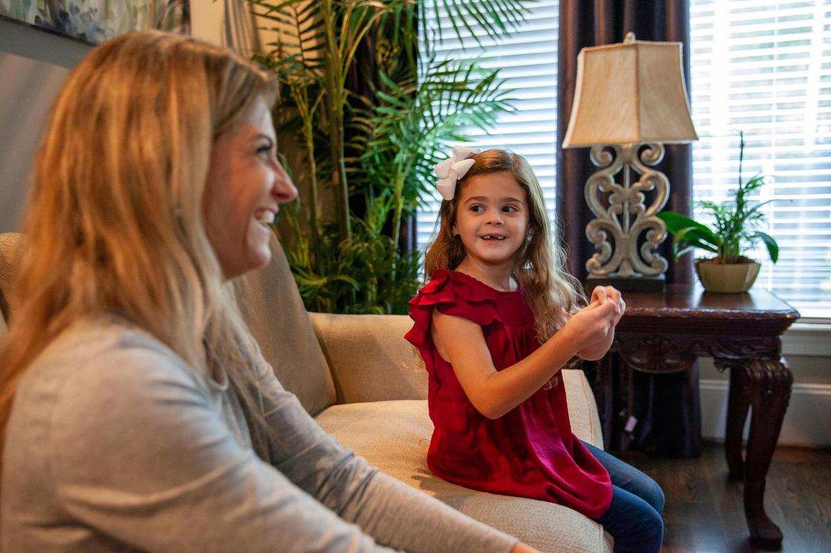 Ashlie Spoon says her daughter Adelynn is “doing what she loves, so watching her be able to pursue these dreams ... that she has, it’s a great feeling as a mom. It truly is. ... At the end of the day, as long as she’s having fun, that’s my goal.”