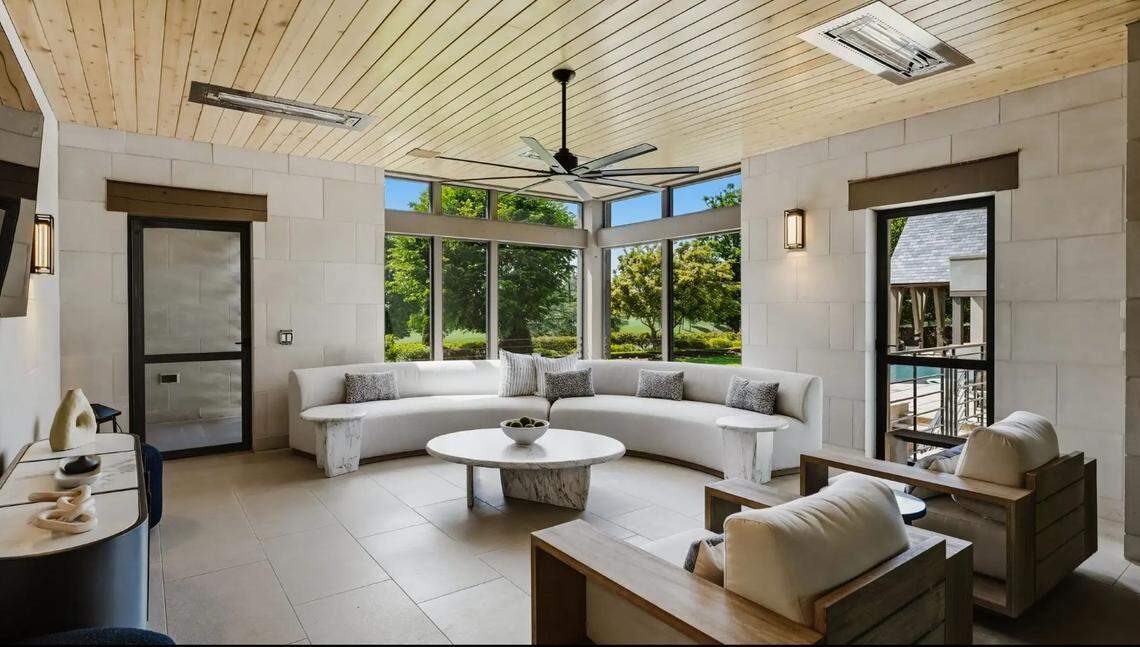 Built in 2017, the home was designed by architect Harry Schrader in collaboration with Arcadia Homes.