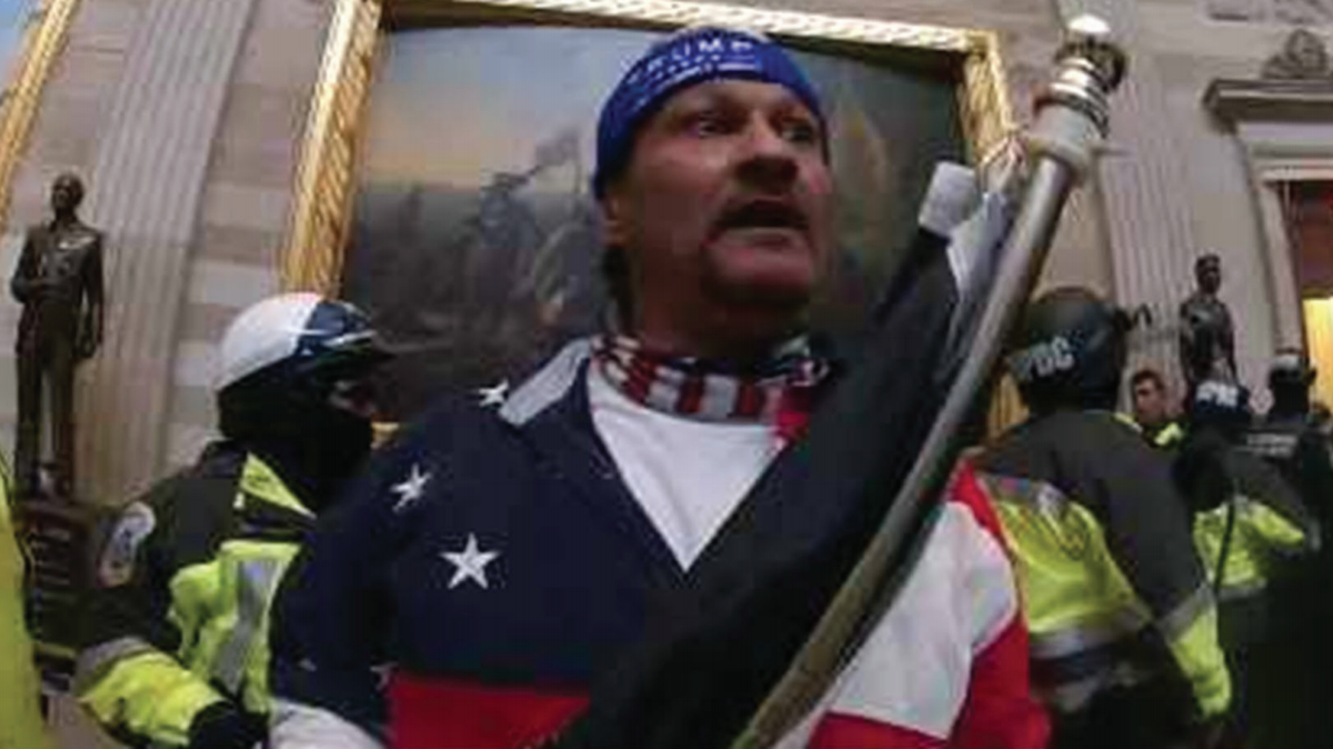 Photos inside Capitol show NC man clad in red, white and blue. Now he’ll face a judge.
