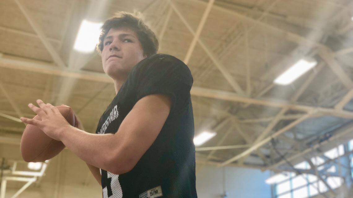 Myers Park sophomore quarterback Drake Maye had a big scrimmage game against Rock Hill last week. He’ll make his regular-season varsity debut Friday.