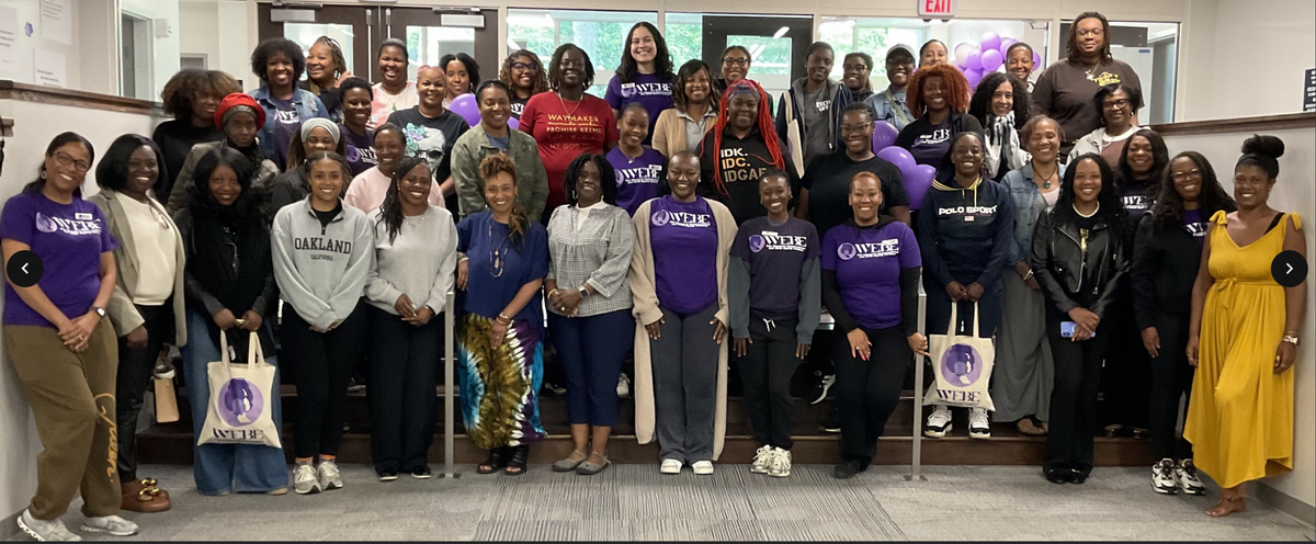 Participants in the Women’s Empowerment and Birth Equity Institute participated in Black Maternal Health Week in April.