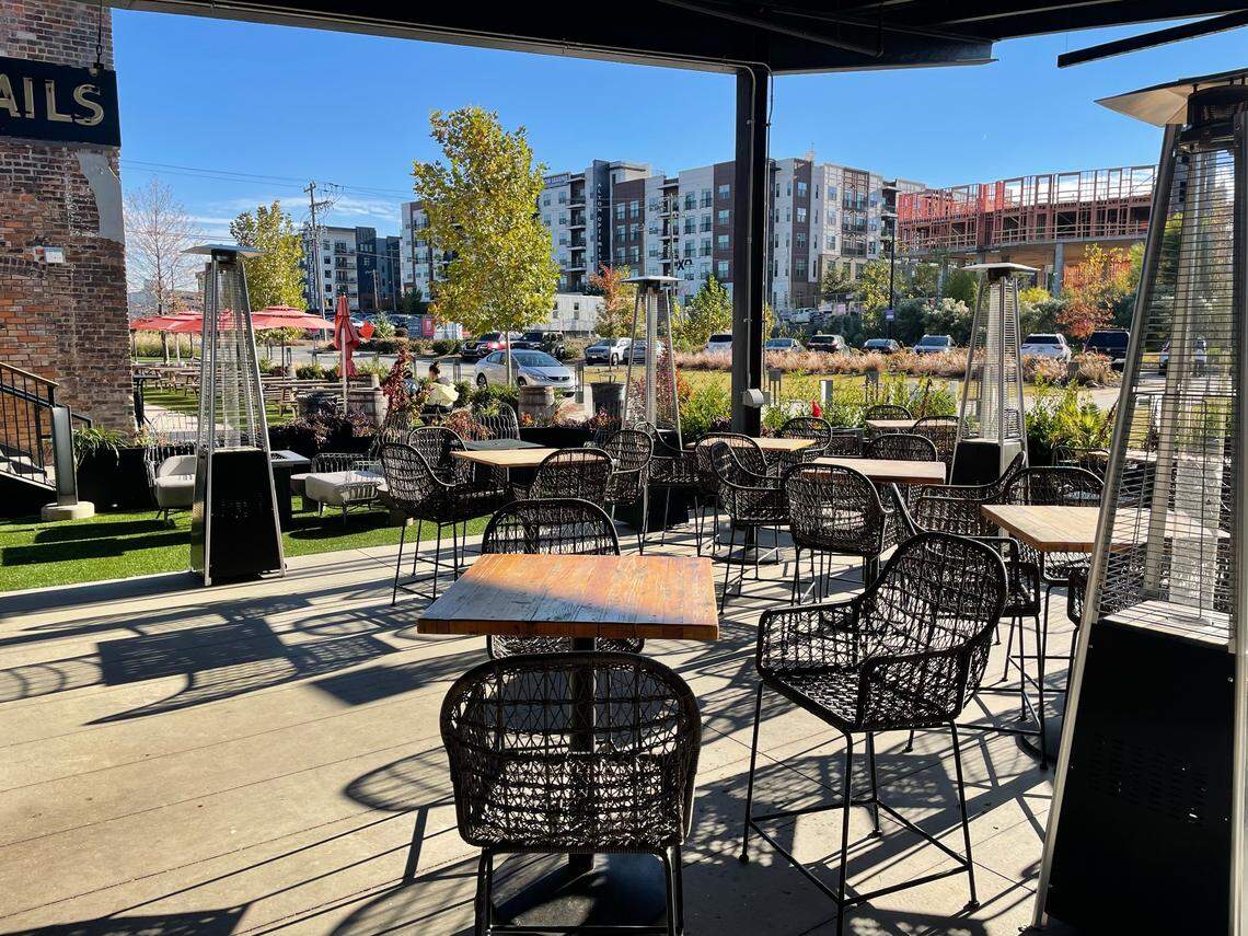 You can visit Billy Sunday’s outdoor space year-round, thanks to its patio heaters.