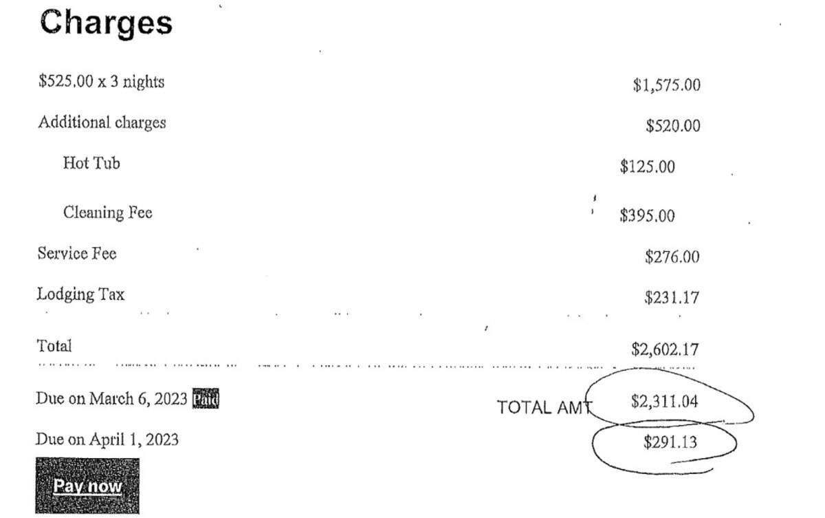 A 2023 invoice, obtained through a public records request, showed Catawba Sheriff Don Brown reserved a home with a hot tub in Yancey County to hold a retreat for his command staff. The bill came to $2,602.17