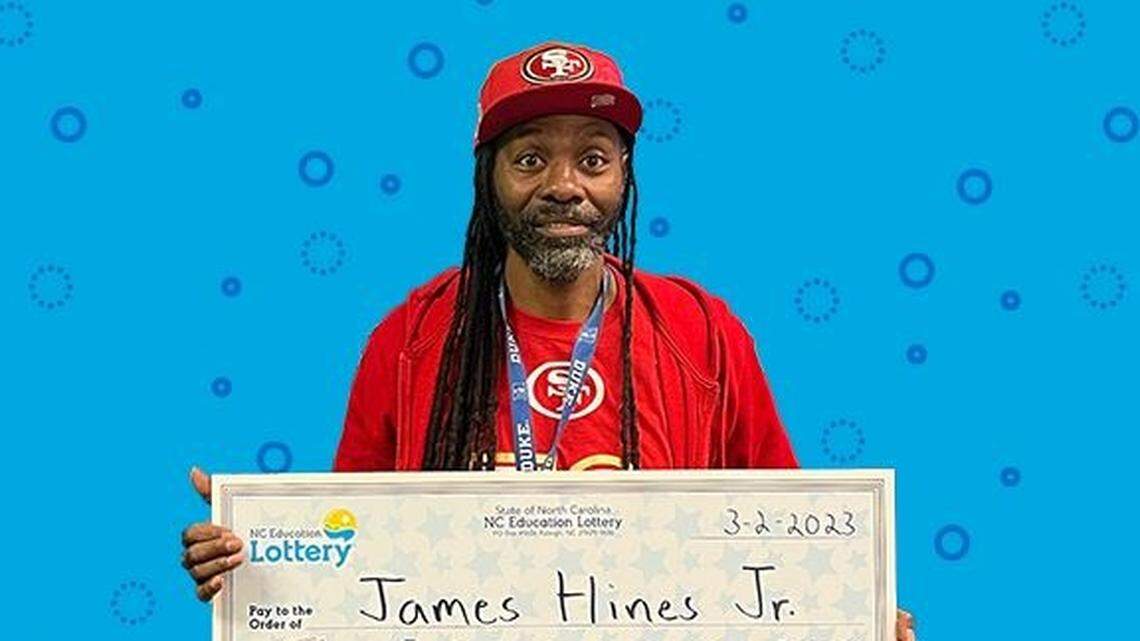 James Hines plans to use his winnings to pay bills.