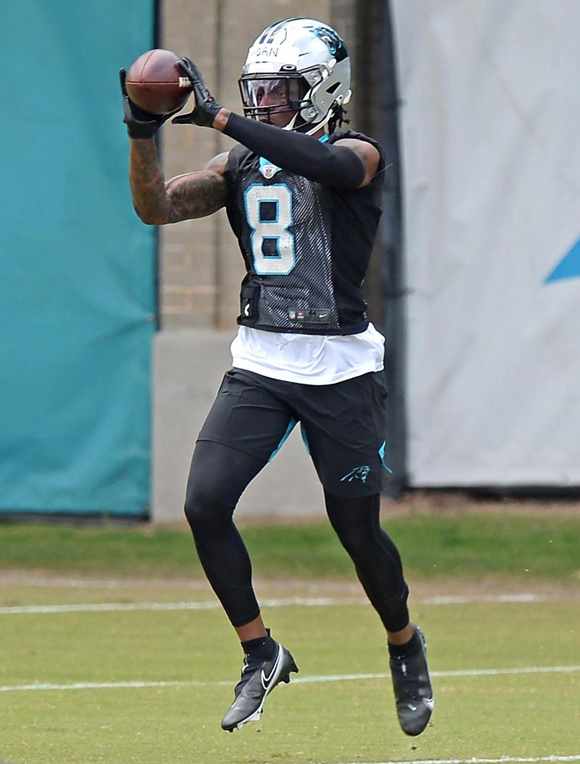 Carolina Panthers rookie cornerback Jaycee Horn was the first defensive player to be picked in the NFL draft in 2021, going No. 8 overall to Carolina after seven straight offensive players were taken.
