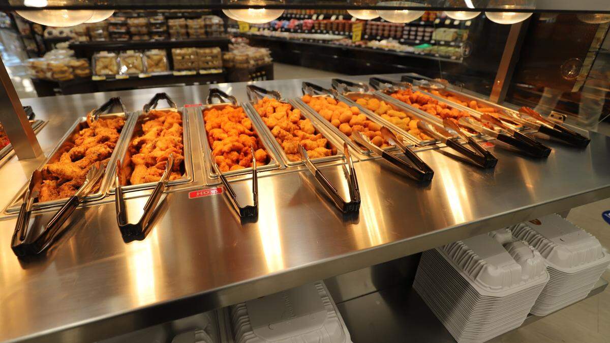 Food Lion at 2201 West W. T. Harris Blvd. opened Wednesday with a hot bar and to-go meals available.