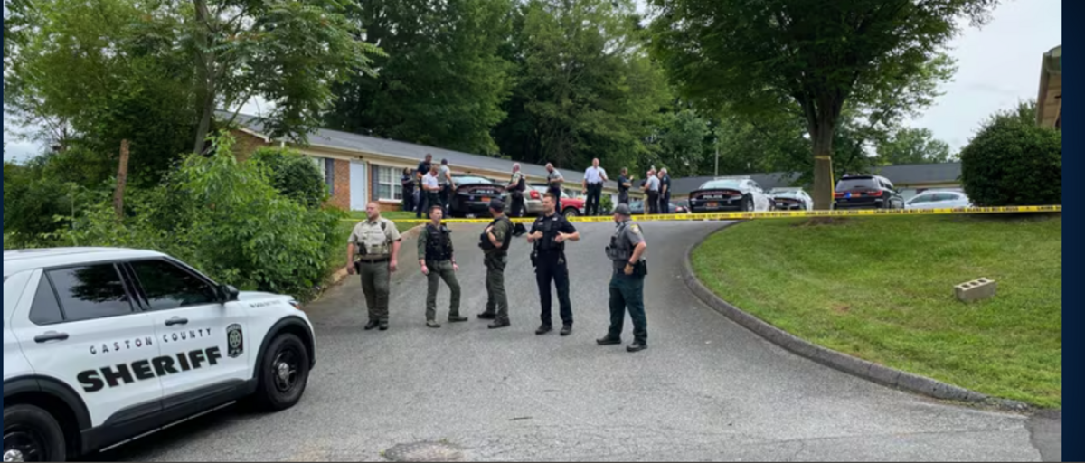 Police are at the scene of a fatal shooting in Gastonia on Saturday, May 18, 2024.