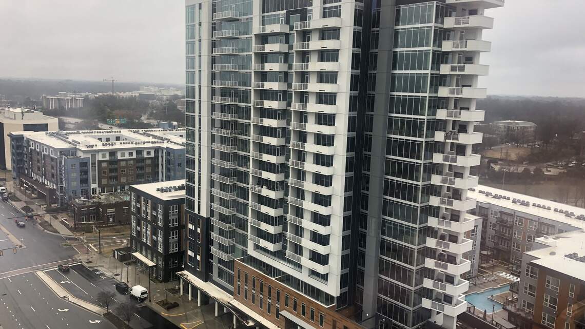 Virtual golf and massages are some of the perks at uptown’s latest luxury high-rise