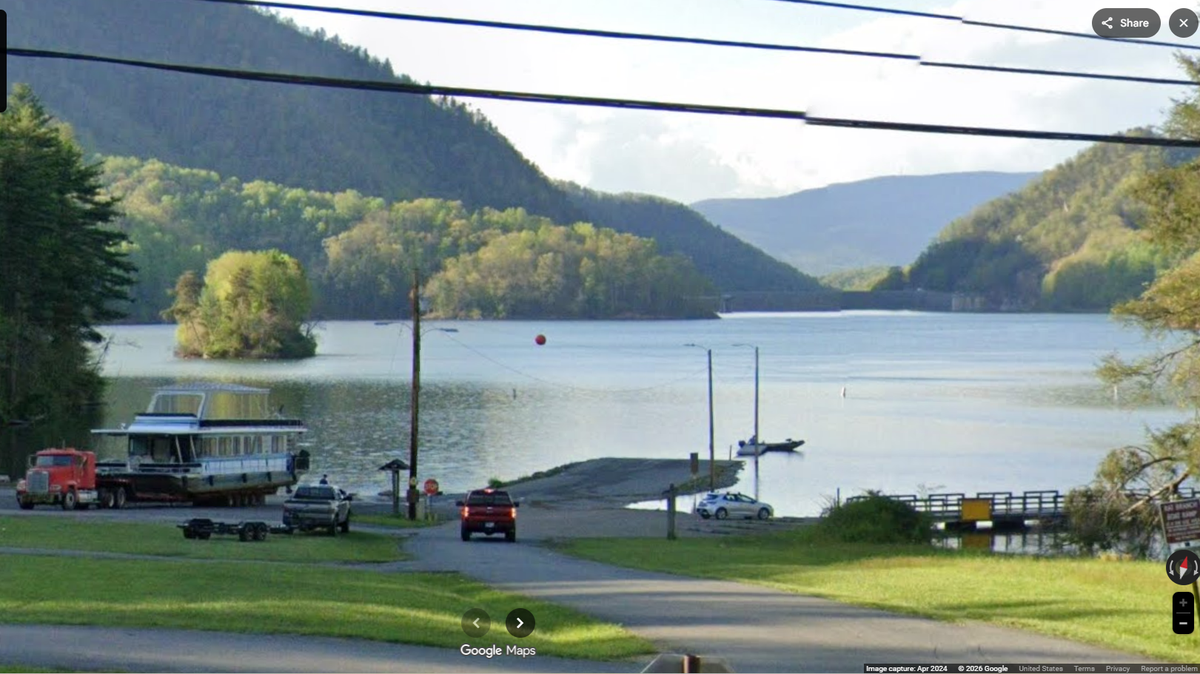 Alexander Luster, 36, of Boone, North Carolina, fell overboard on Watauga Lake at Rat Branch boat ramp, investigators say. The site is near Hampton, Tennessee. 
