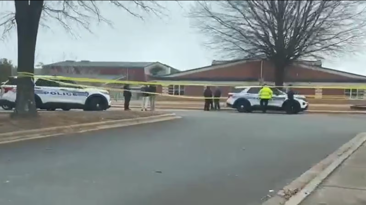 CMPD said it was investigating a death in southwest Charlotte Thursday morning near the 7000 block of Nations Ford Road, close to an elementary school.