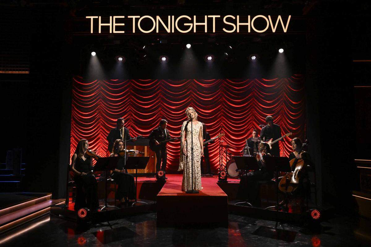 Carter Faith performed for Jimmy Fallon’s audience on “The Tonight Show” in February.