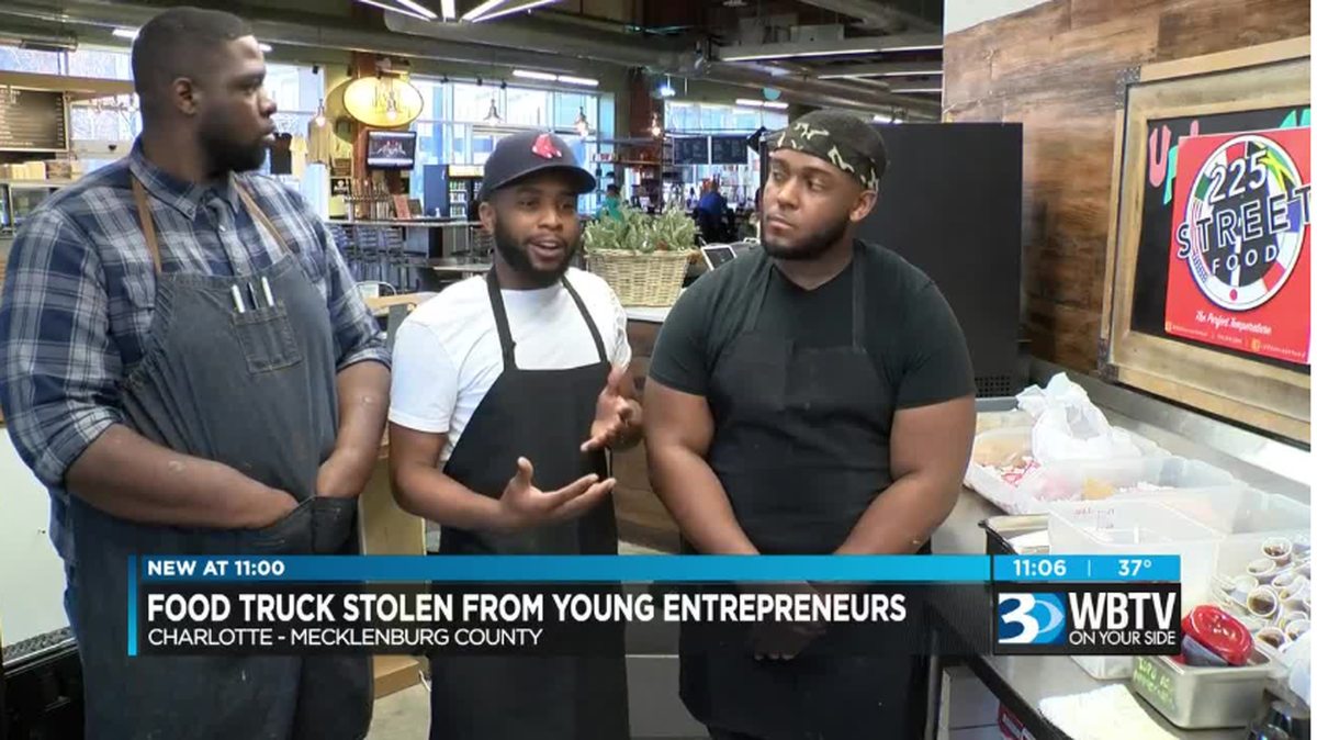 Food truck reported stolen from young Charlotte entrepreneurs. WBTV photo