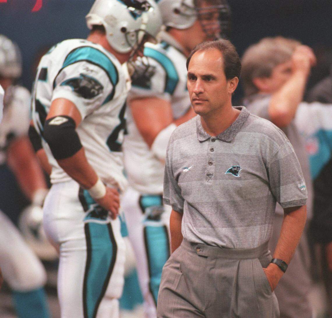 Current Denver Broncos head coach Vic Fangio was the Carolina Panthers’ first defensive coordinator from 1995-98, working on the staff of head coach Dom Capers.