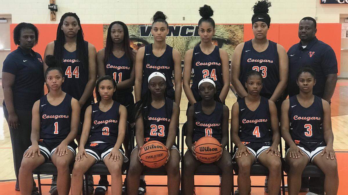 The 2018-19 Vance girls basketball team. The Cougars will be ranked in the Charlotte Observer’s preseason Sweet 16 poll. Where? Tune in Nov. 11.