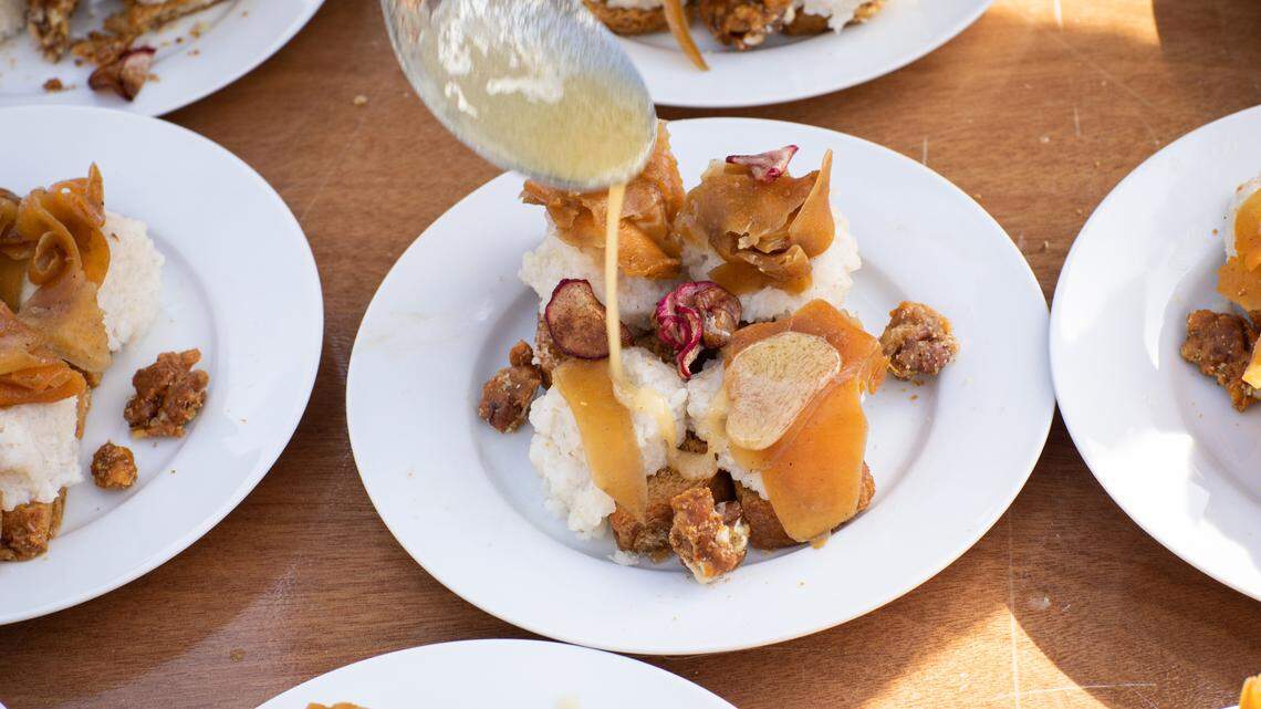 Charlotte, NC - October 24, 2021: The first annual Bay Haven Food & Wine Festival at Camp North End. Photo by Clay Williams. © Clay Williams / http://claywilliamsphoto.com