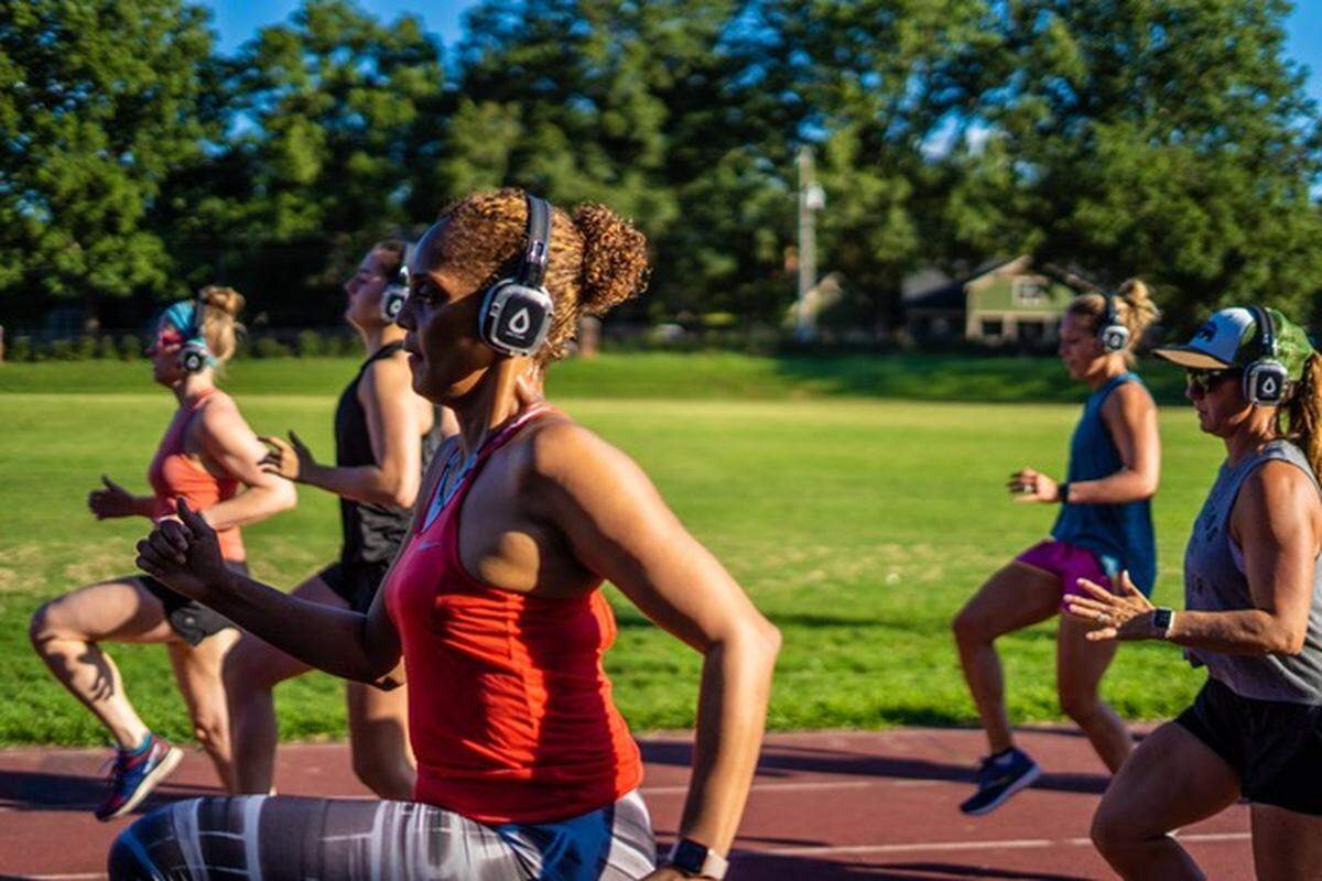 Join an outdoor track workout at Randolph Middle School on Feb. 9 with trainer Jen Dufresne.