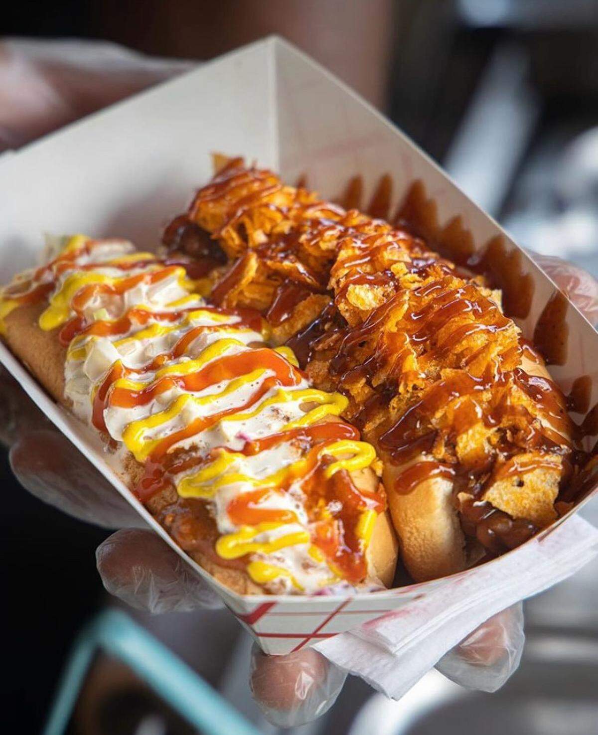 Q’s Culinary Cart offers specialty hot dogs, burgers, sandwiches and more.