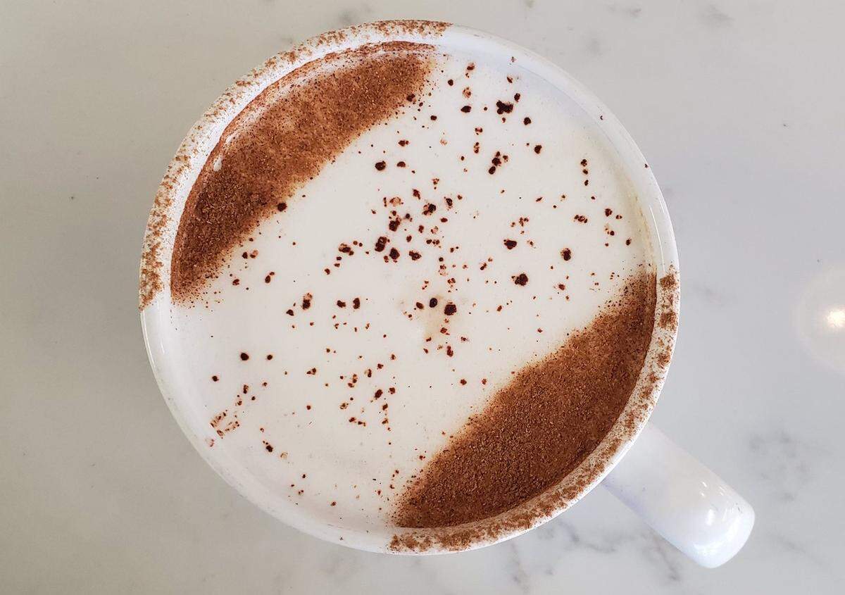 Sunflour’s Gingerbread Latte includes a housemade sauce.
