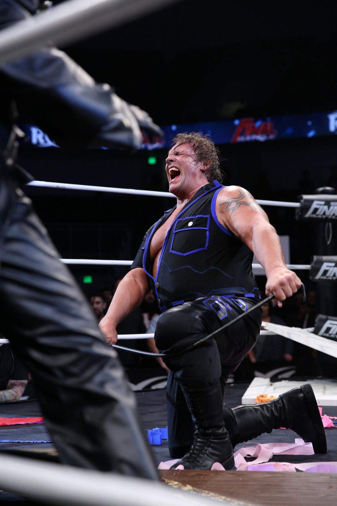 PCO — shown during his December match against Rush — will be in North Carolina this weekend for the “Honor Reigns Supreme” event at Concord’s Cabarrus Arena.