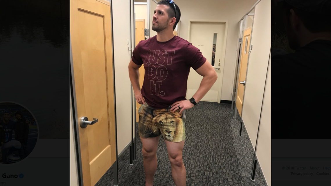 Panthers kicked Graham Gano shows off his fashion sense and social media is having a ball.