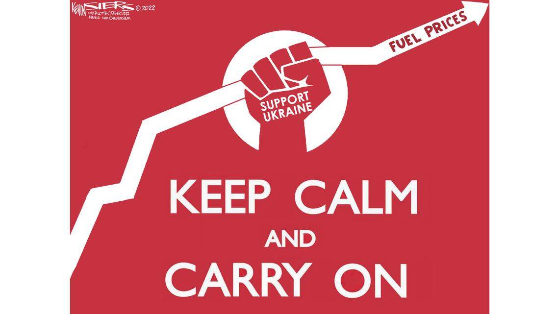 Kevin Siers cartoon: Pain for Ukraine