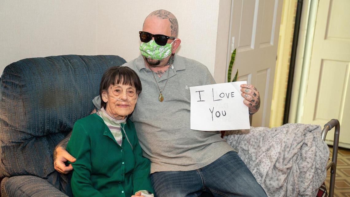 Betty Simmons is in hospice and her grandson, Donnie Simmons, walked away from his job during COVID-19 in order to keep from putting her at risk.