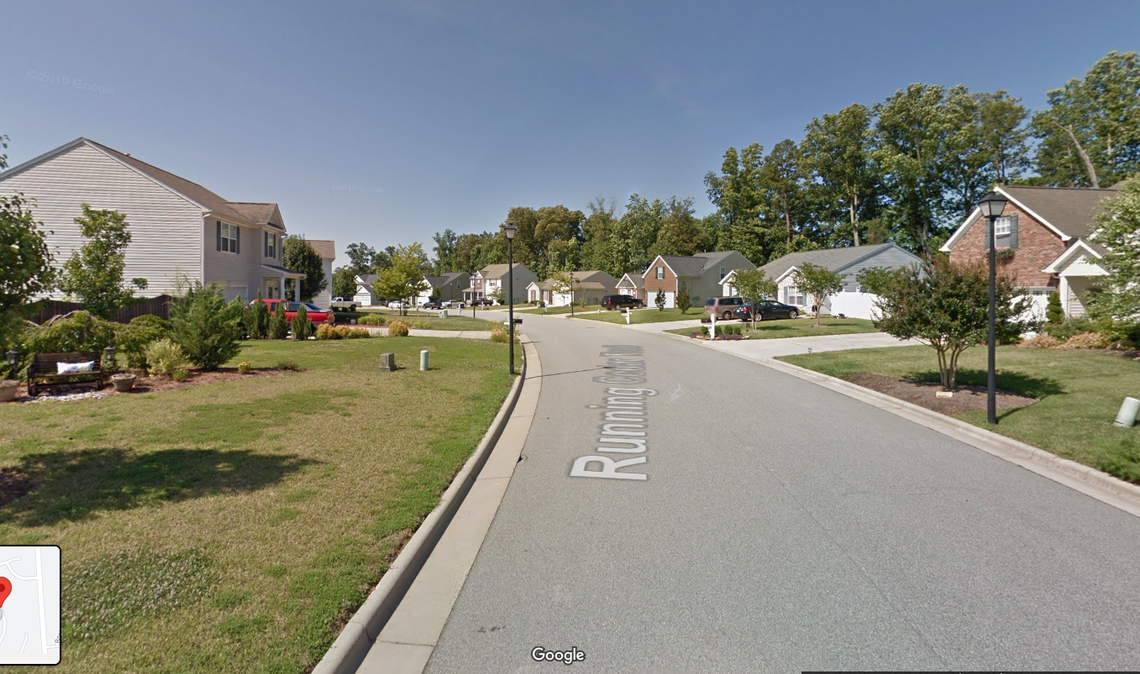 A North Carolina man is charged with first degree murder in the death of his father on Running Cedar Road in High Point, NC, police say.