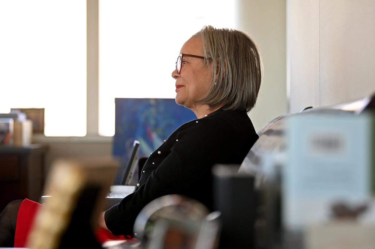 Charlotte Mayor Vi Lyles sits for an interview with The Charlotte Observer in her office this past Feb. 16.