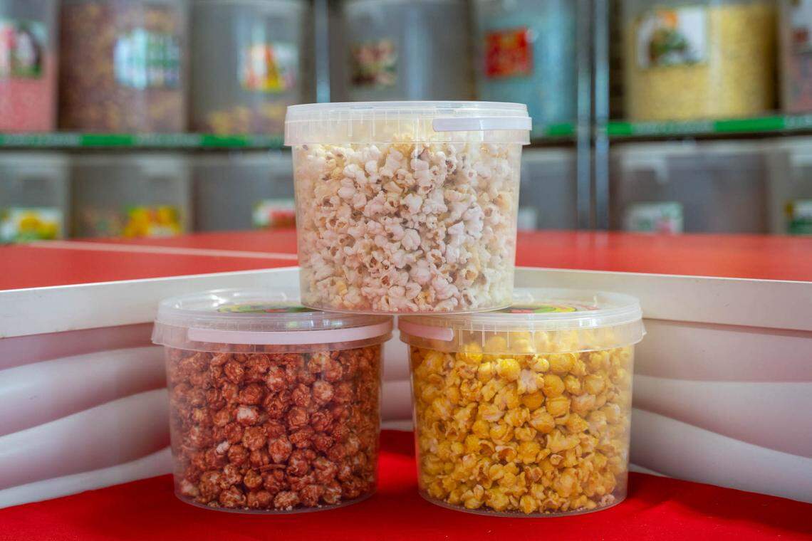 Tastebuds Popcorn comes in over 200 flavors and seven sizes to choose from. The Concord location is participating in Charlotte’s Black Restaurant Week.