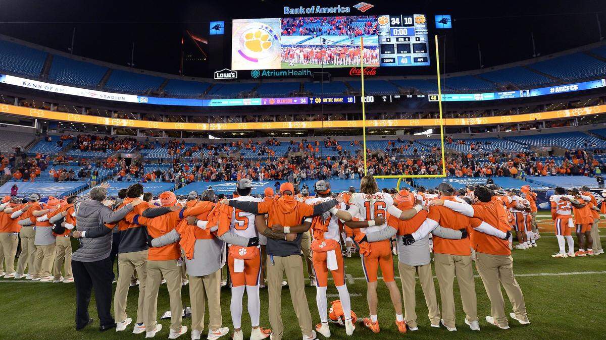It’s the biggest week of college football ever in Charlotte. The nation is watching us.